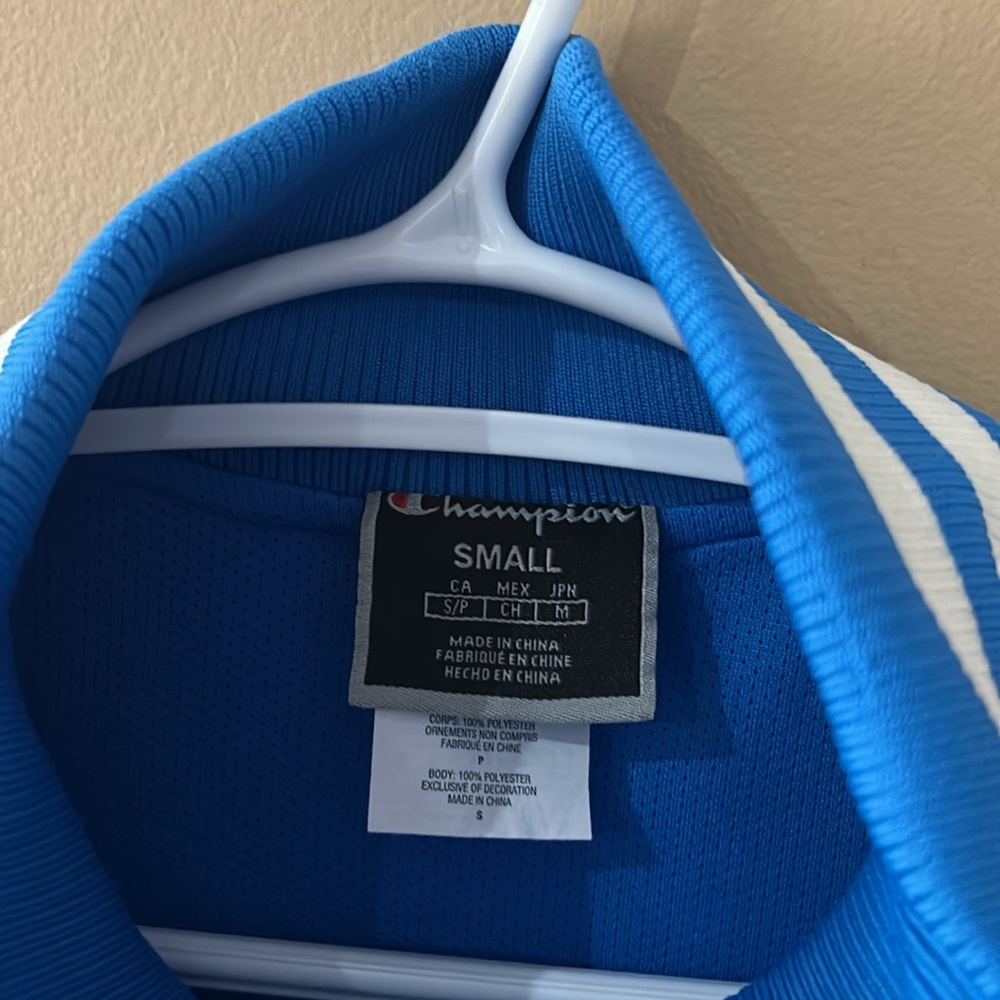Champion Blue & Red Retro-Inspired Zip Jacket - Picture 4 of 7